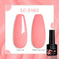 LILYCUTE 7ML Jelly Amber Gel Nail Polish Nail Art Dark Bloom Leopard