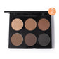 Professional 6-Color Contour & Highlight Palette