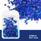 Holographic Nail Art Glitter - Laser Star & Butterfly Sequins (2g)