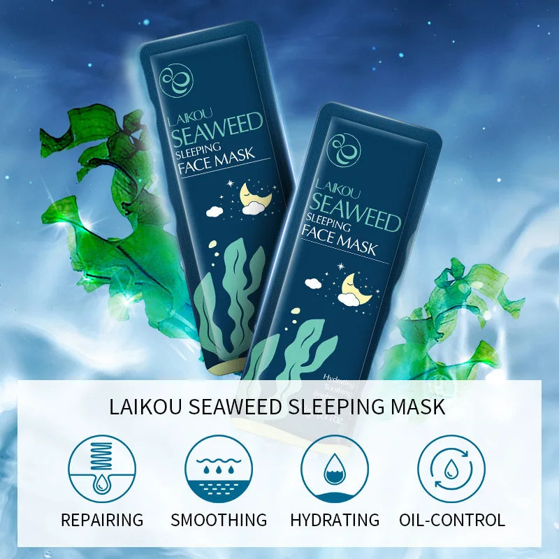 LAIKOU Moisturizing Sleeping Face Mask Set - 7 Piece Collection