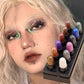 Eyeshadow Pencil Set - 12 Colors Waterproof Glitter Shimmer Matte Stick
