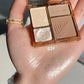 4 Colors Brown Blush Highlighter - Waterproof Long-Lasting Matte Contour