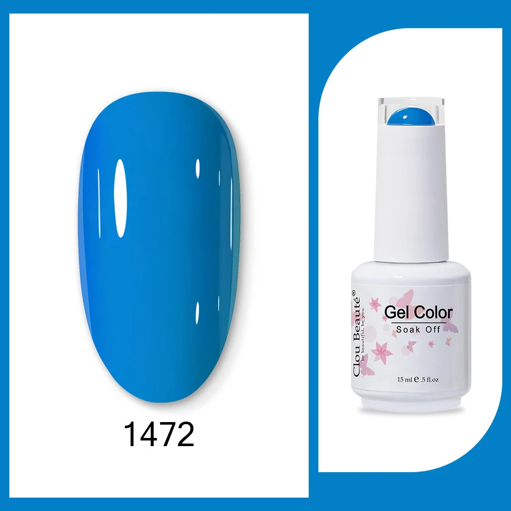 Clou Beaute HEMA & TPO Free Gel Nail Polish - Army Green 15ml