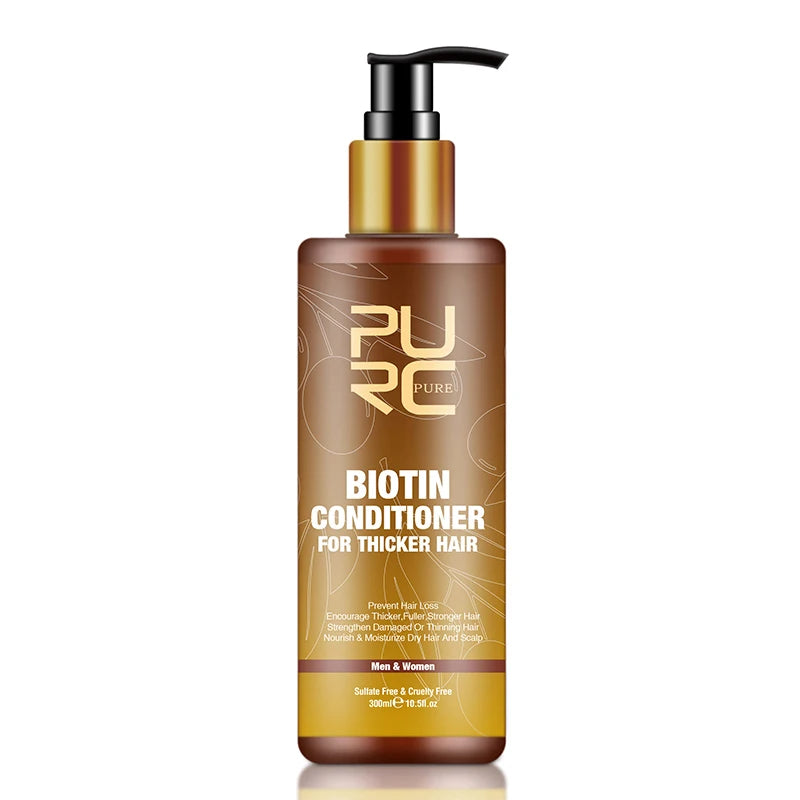 PURC Biotin Hair Growth Shampoo - Anti Hair Loss Treatment with Argan