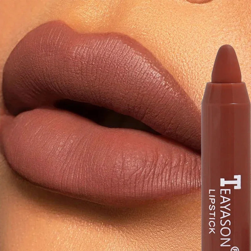Velvet Matte Lipstick - Waterproof Long-Lasting Lip Liner Pencil