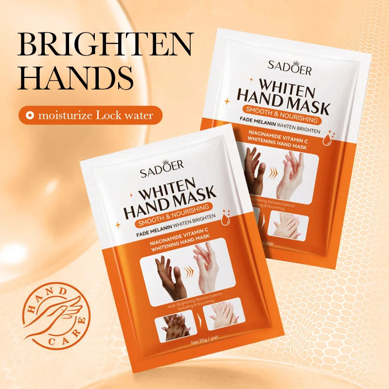 SADOER Niacinamide Hand Mask - Moisturizing & Brightening Hand Treatment
