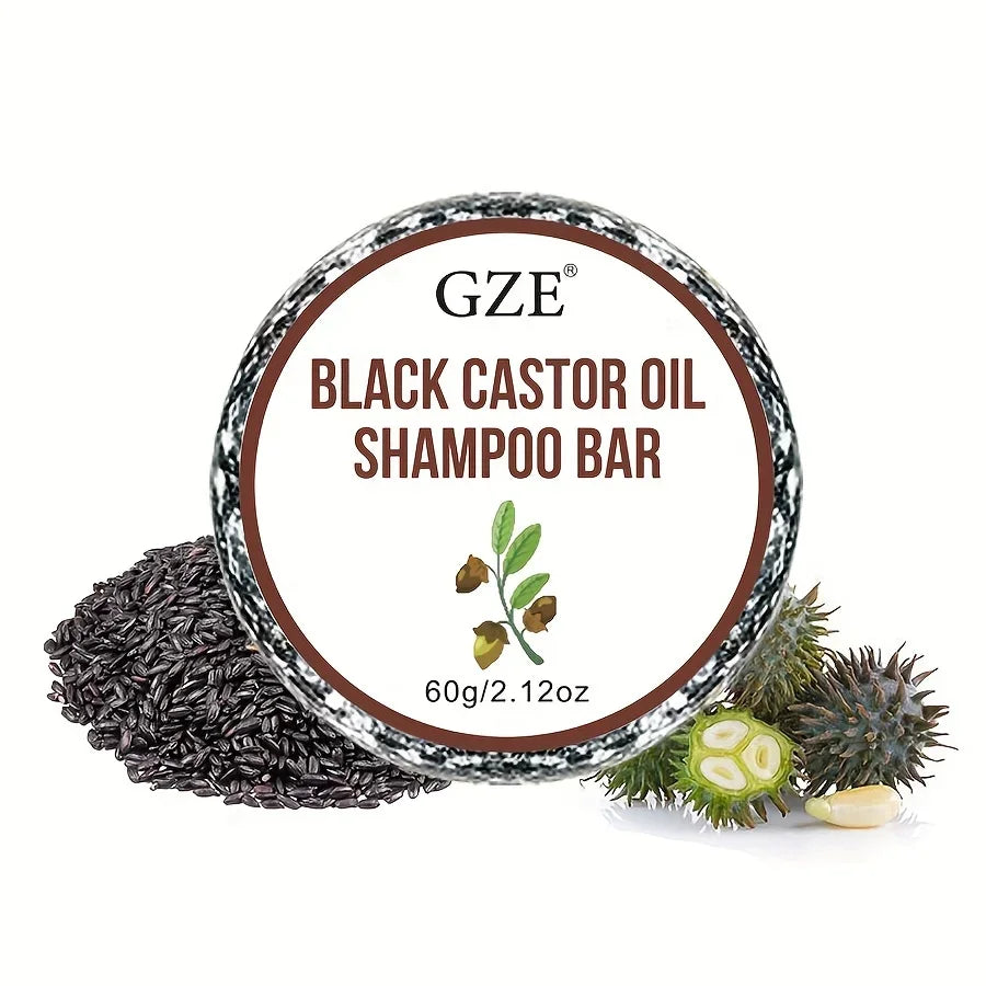 Jamaican Black Castor Oil Shampoo Bar - Strengthening & Moisturizing Hair Treatment