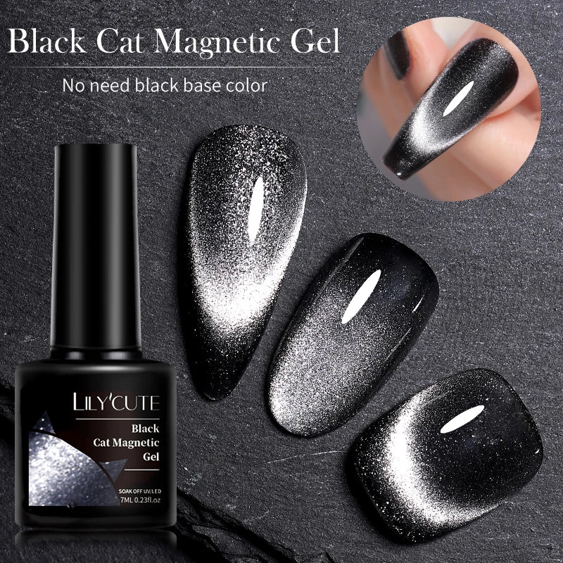 LILYCUTE 9D Cat Eye Magnetic Gel Nail Polish - 7ml