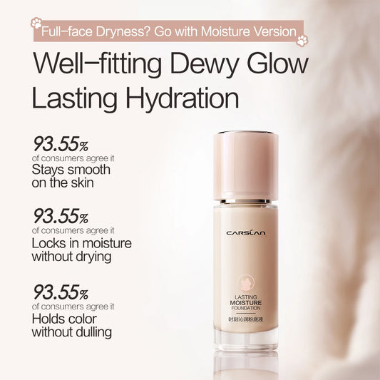 Long-Lasting Moisture Matte Liquid Foundation - Full Coverage Concealer