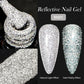 LILYCUTE 5ML Reflective Glitter Liner Gel Polish Nail Art Champagne Sparkling Lines