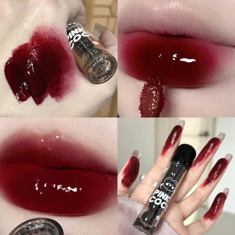 Handaiyan Mirror Glass Lip Tint - Long-Lasting Waterproof Lip Gloss