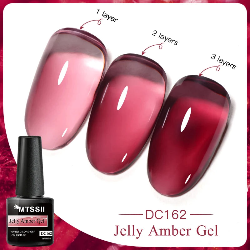 Mtssii Dried Flower Gel Nail Polish - Natural Flower Fairy Series UV/LED