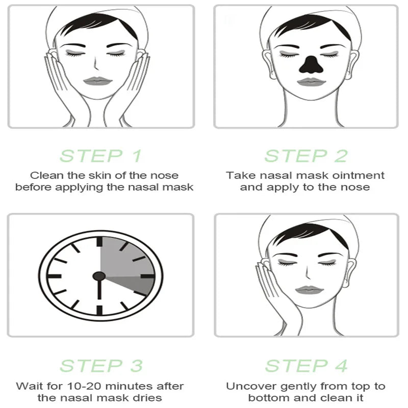 PWYUMAN Bamboo Charcoal Blackhead Remover Mask - Deep Pore Cleansing & Acne
