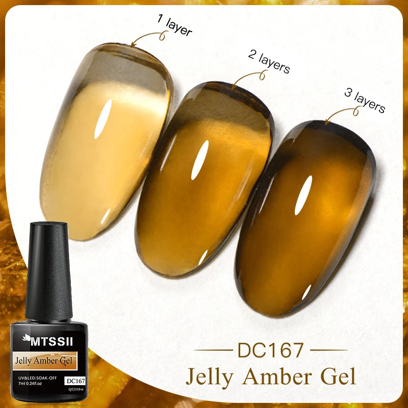 Mtssii Dried Flower Gel Nail Polish - Natural Flower Fairy Series UV/LED