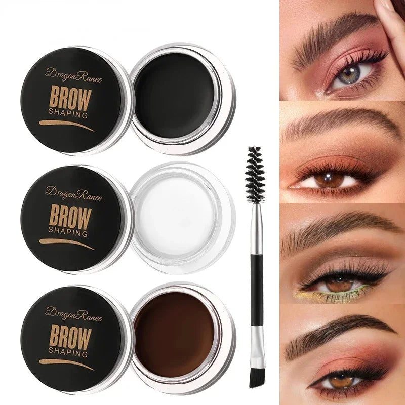 Long-Lasting Waterproof Matte Eyebrow Cream Gel