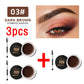Matte Brown Black Eyebrow Cream - 3D Natural Tint Waterproof Gel Wax