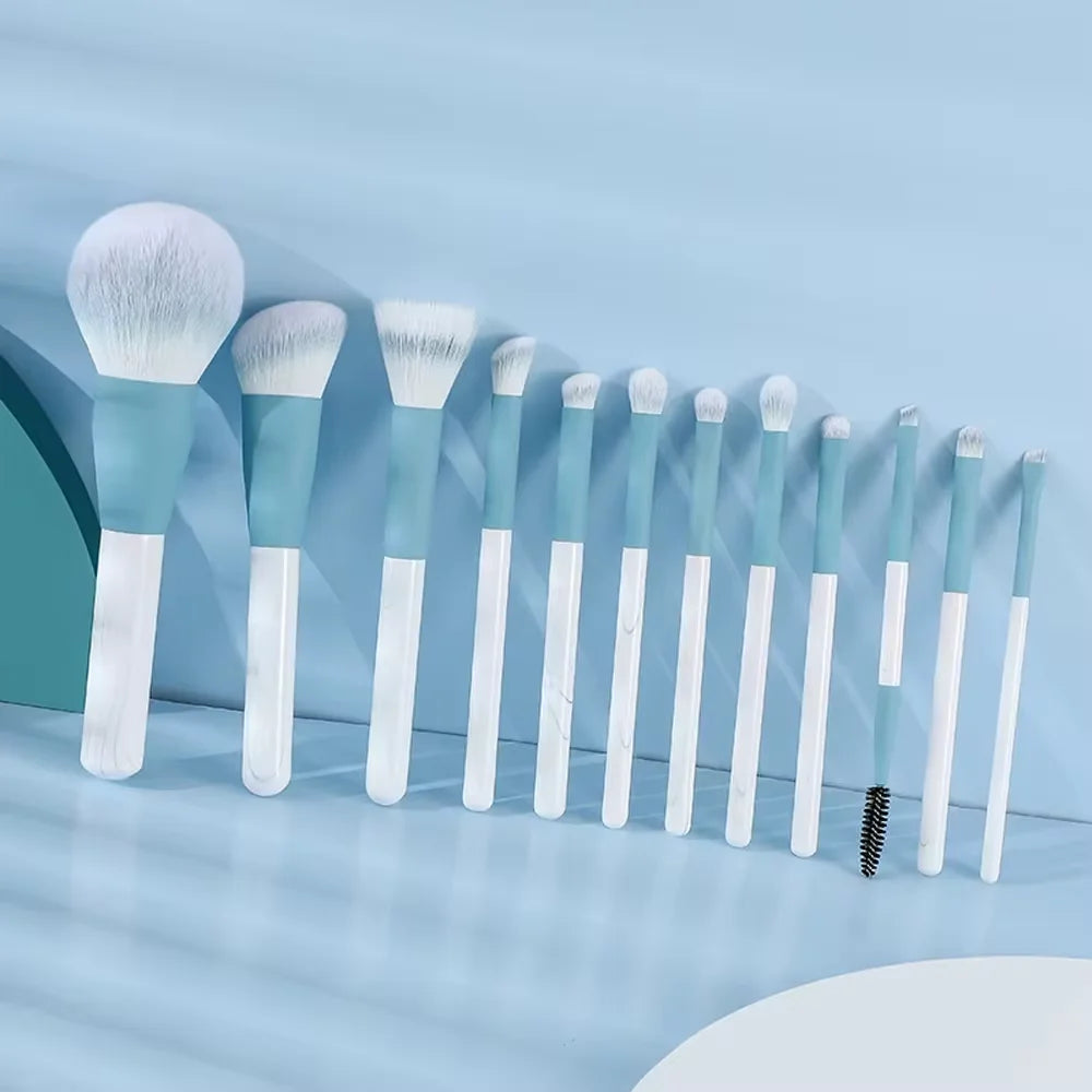 Professional Makeup Brush Set - 12 Piece Collection