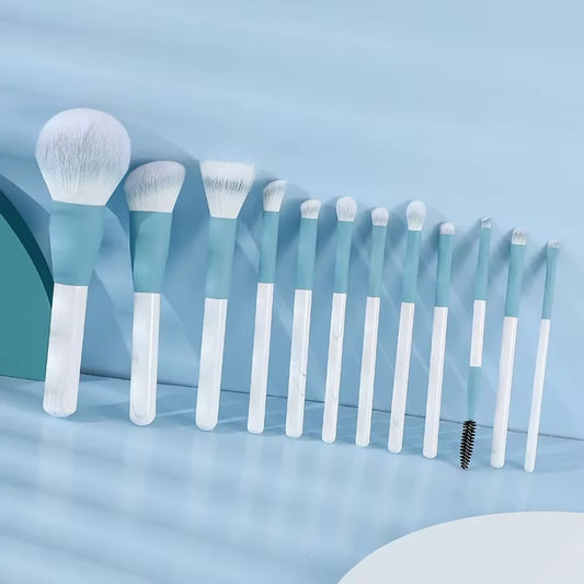 Professional Makeup Brush Set - 12 Piece Collection
