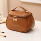 Luxury PU Leather Cosmetic Bag - Multi-Functional Travel Makeup Case