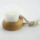 Wood Handle Facial Cleansing Brush - Manual Soft Face Massager & Pore Cleanser