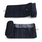 Rolling Makeup Brush Bag - Waterproof Travel Organizer with Foldable Design