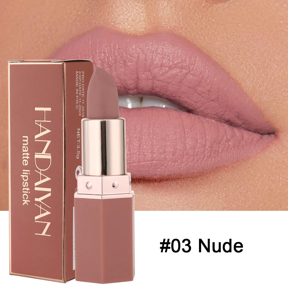 Handaiyan Matte Velvet Lipstick - Long-Lasting Waterproof Formula