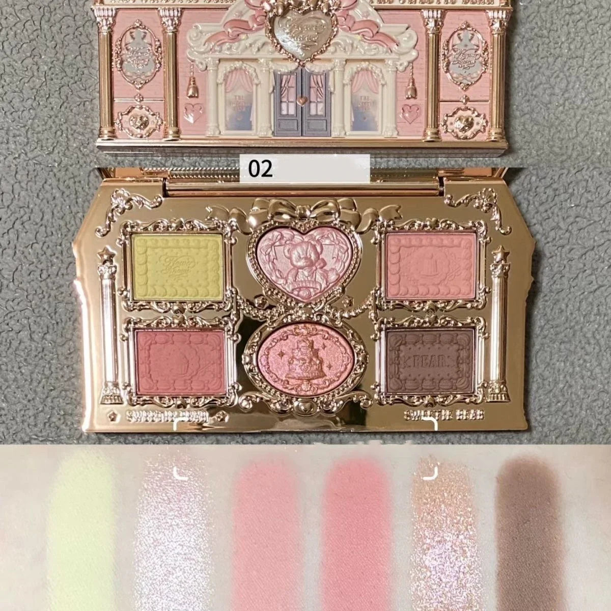 Flower Knows Moonlight Mermaid Eyeshadow Palette - 8 Color Matte & Shimmer