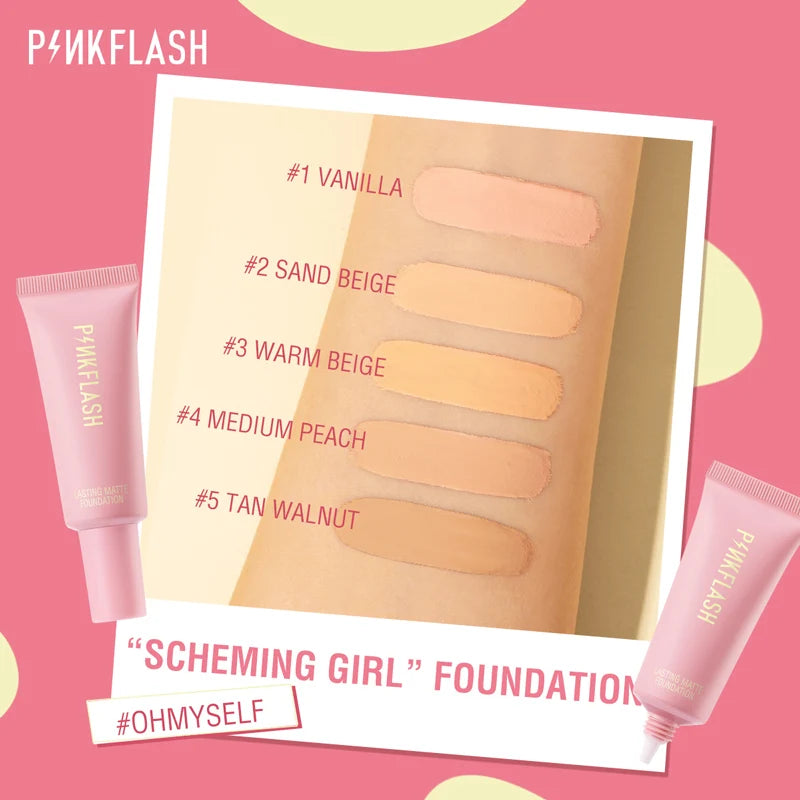 Makeup Foundation - Full Concealer Smooth Oil Control Matte Base