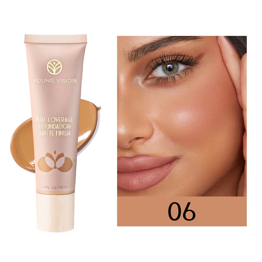 6-Color Concealer BB Cream - 30ml Natural Facial Primer Liquid Foundation