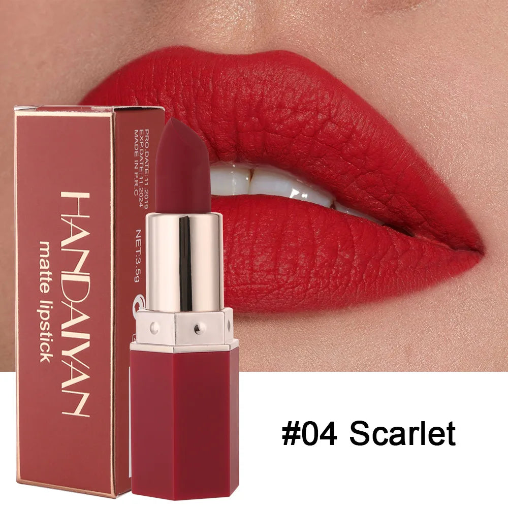 Handaiyan Matte Velvet Lipstick - Long-Lasting Waterproof Formula
