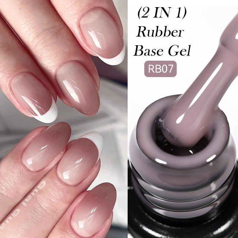 LILYCUTE UV Gel Nail Polish - Base & No-Wipe Top Coat Set (7ml)