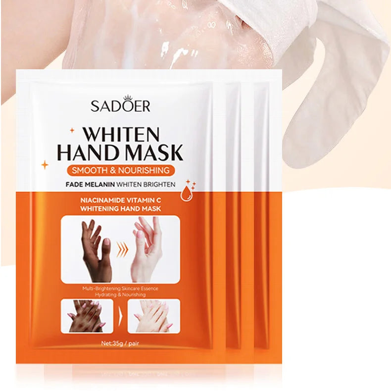 SADOER Niacinamide Hand Mask - Moisturizing & Brightening Hand Treatment