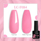 LILYCUTE 7ML Jelly Amber Gel Nail Polish Nail Art Dark Bloom Leopard