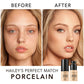 Base Face Liquid Foundation Cream - Full Coverage Oil-Control Moisturizing