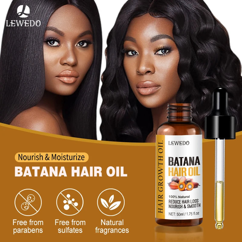Pure Batana Oil Hair Growth Treatment - Nourishing Hair Care for Men & Women