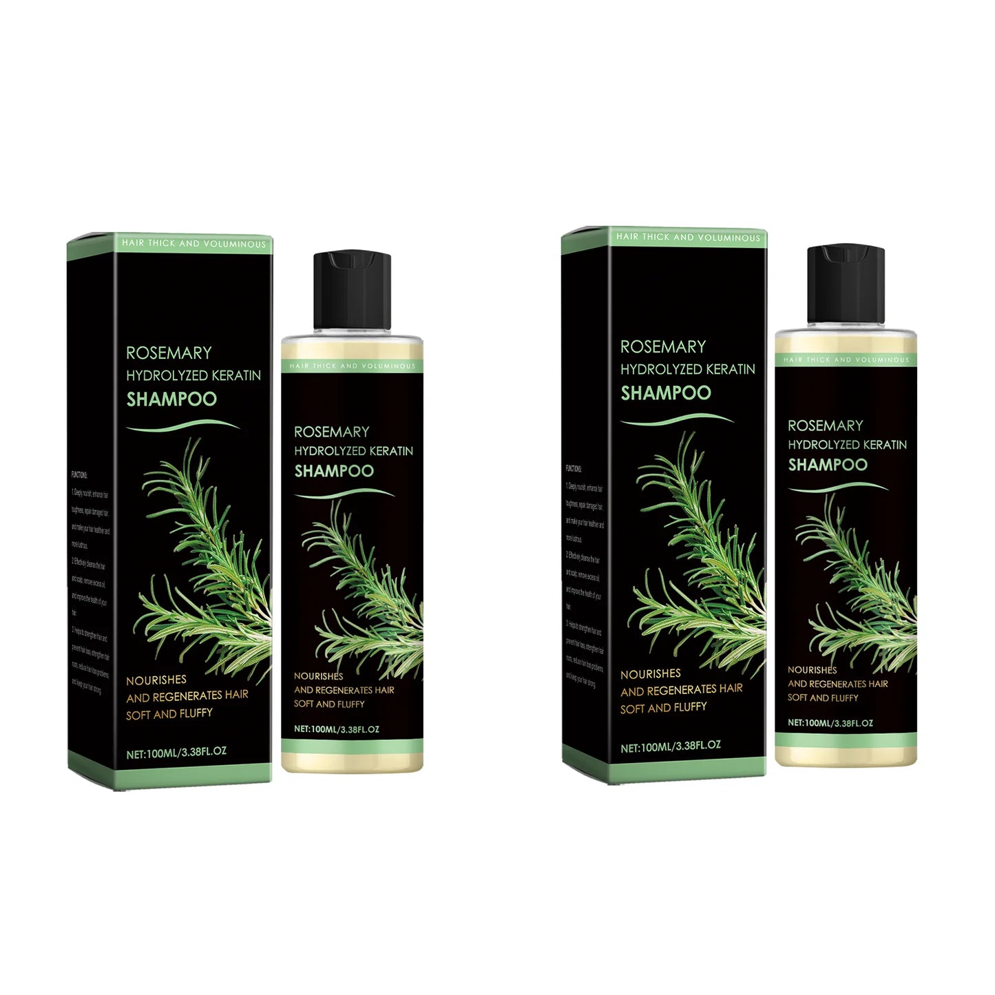 HOEGOA Rosemary Natural Shampoo - Deep Nourishing Hair Repair & Oil Control