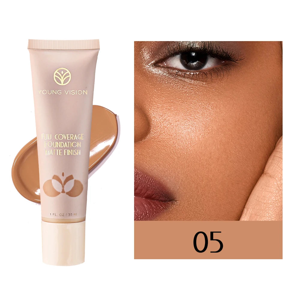 6-Color Concealer BB Cream - 30ml Natural Facial Primer Liquid Foundation