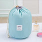 Fashion Round Waterproof Makeup Bag - High Capacity Travel Organizer