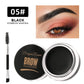 Matte Brown Black Eyebrow Cream - 3D Natural Tint Waterproof Gel Wax