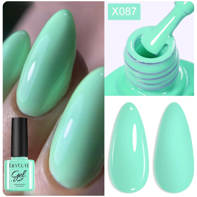 LILYCUTE Thermal Gel Nail Polish 7ml - Temperature Color Changing UV LED
