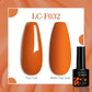LILYCUTE 7ML Jelly Amber Gel Nail Polish Nail Art Dark Bloom Leopard
