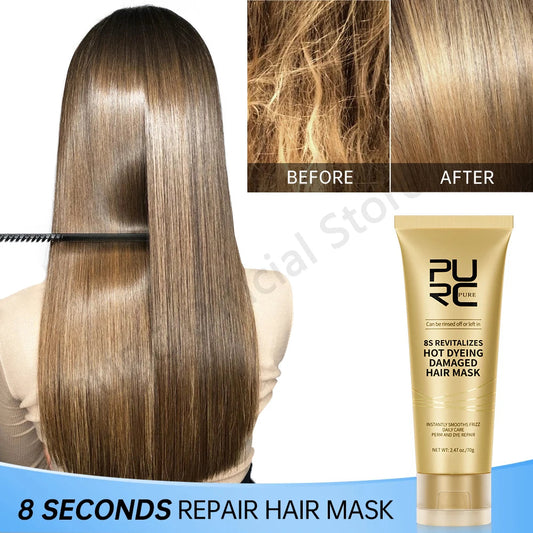 PURC 8 Seconds Keratin Hair Mask - Professional Smoothing & Straightening Treatment