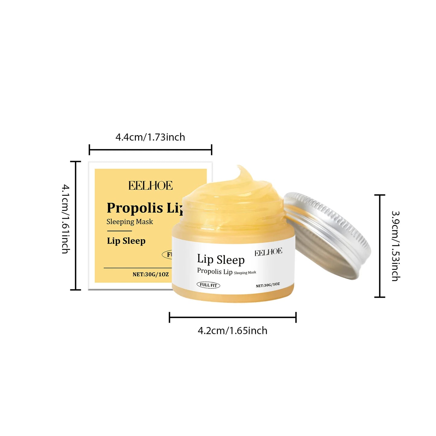 Propolis Lip Sleeping Mask - Overnight Treatment for Dry & Chapped Lips