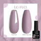 LILYCUTE 7ML Jelly Amber Gel Nail Polish Nail Art Dark Bloom Leopard