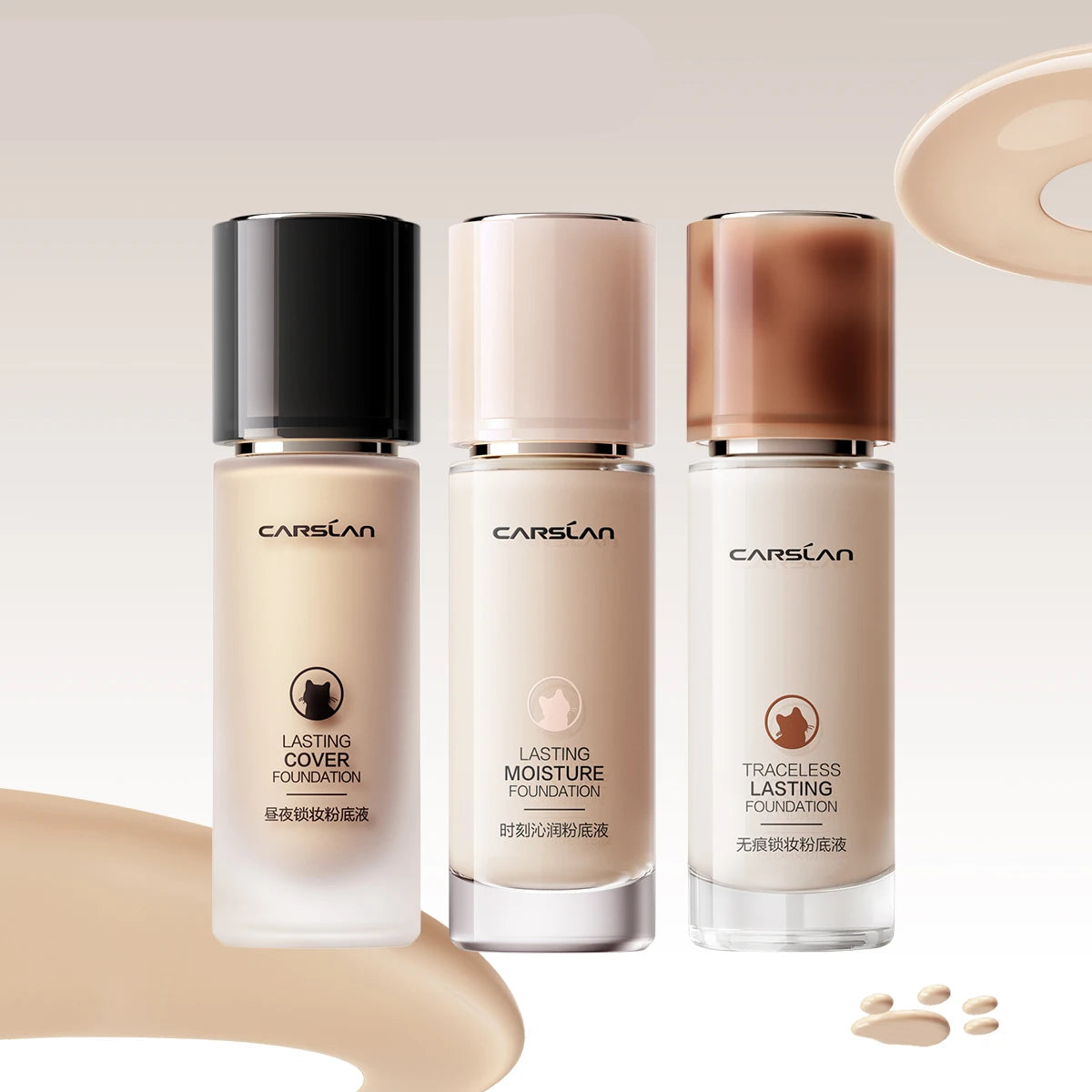 Long-Lasting Moisture Matte Liquid Foundation - Full Coverage Concealer
