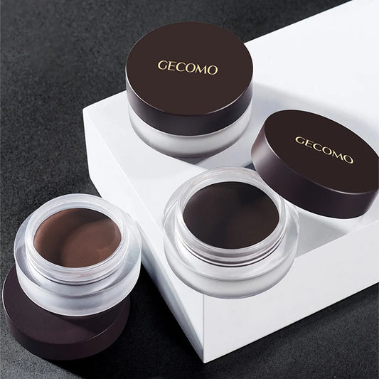 GECOMO Long Wear Matte Eyeliner Gel Cream - Quick Drying Waterproof Formula for All-Day Precision