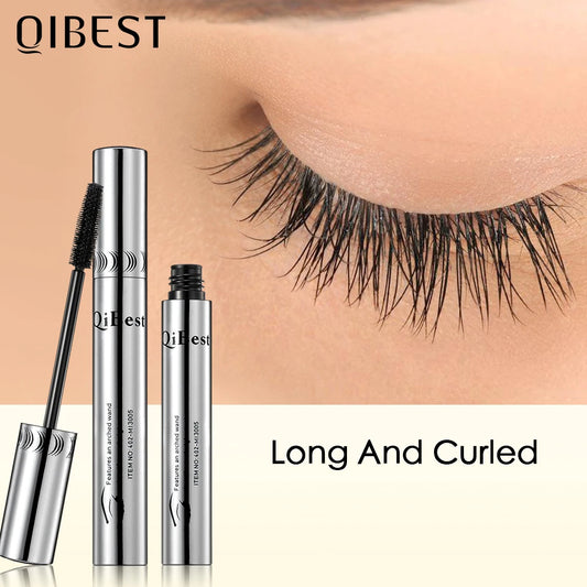 QiBest 4D Silk Fiber Mascara - Waterproof Lengthening & Volumizing
