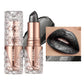 XMSJ Quicksand Gold Glitter Lipstick - Moisturizing Long-Lasting Waterproof Lip Color 3.8g