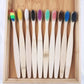 10pcs Colorful Natural Bamboo Toothbrush Soft Bristle Charcoal Teeth Whitening Bamboo Toothbrushes