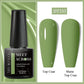 MEET ACROSS Wine Red Gel Nail Polish - 7ml Long-Lasting French Manicure